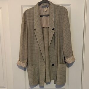 Norton McNaughton Vintage Checkered Blazer